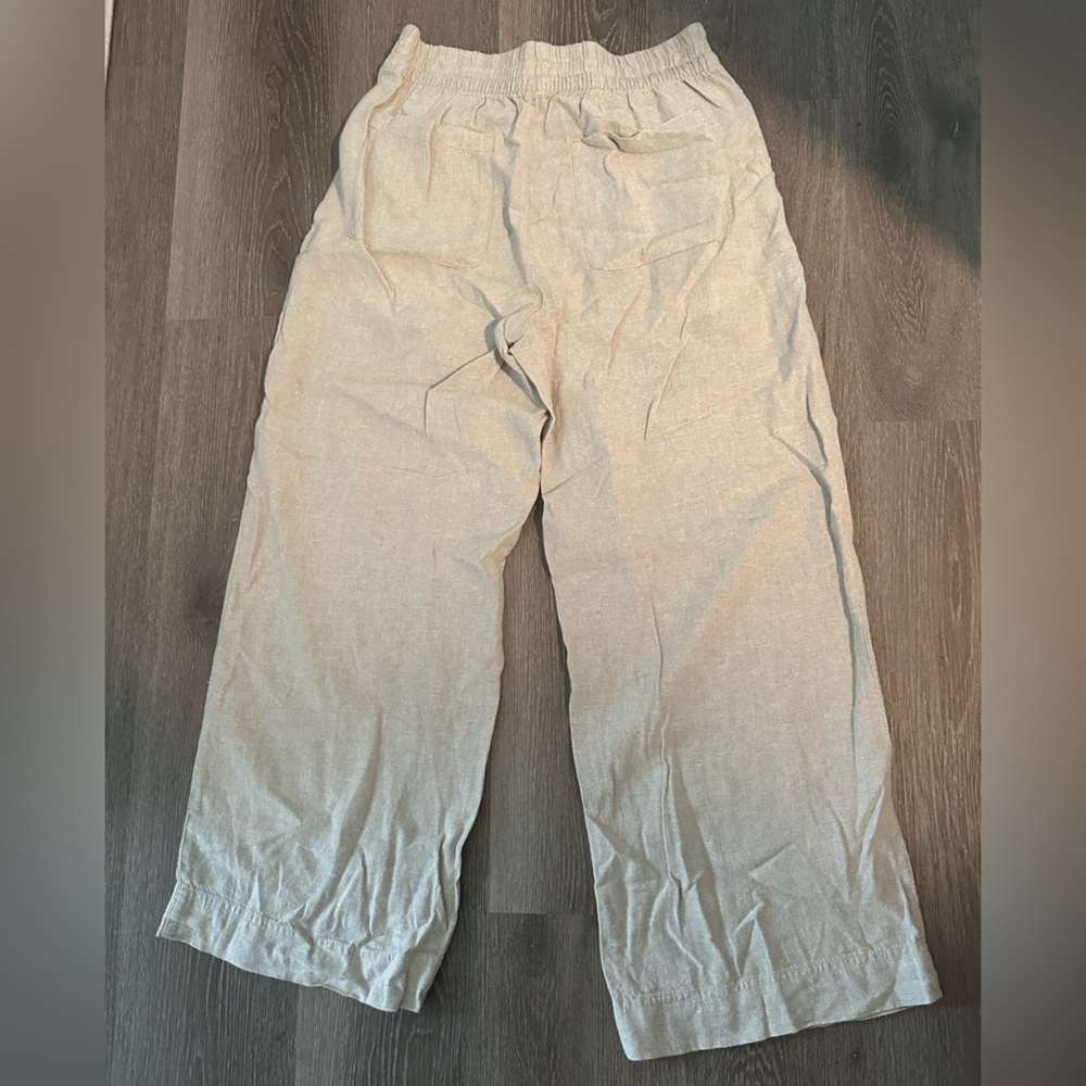 NEW Old Navy wide leg linen pants